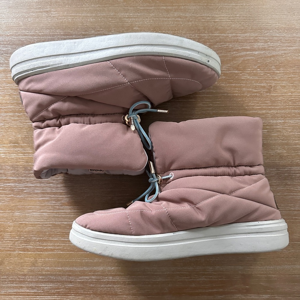 Hey Dude Margot Eco Women’s Puffer Snow Boots - Dusty Pink - Antique Rose